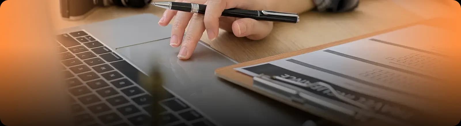 Ghost writing promotional banner