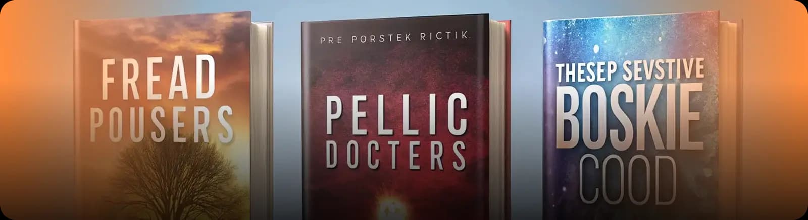 Ghost writing promotional banner