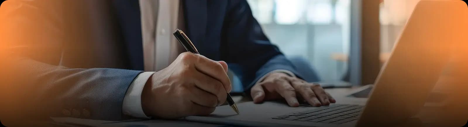 Ghost writing promotional banner