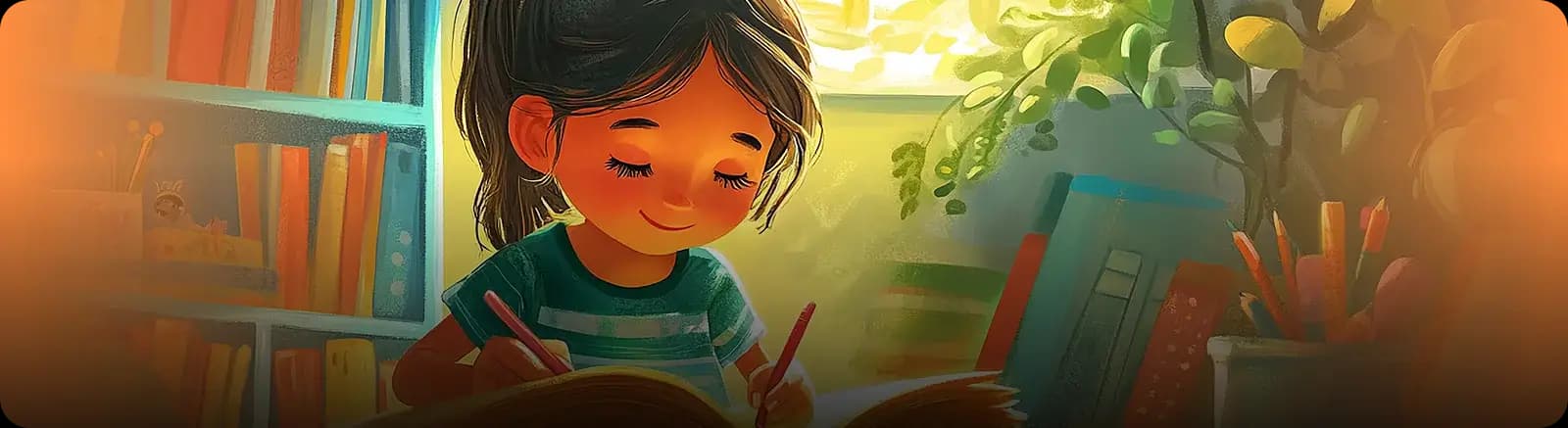 Ghost writing promotional banner